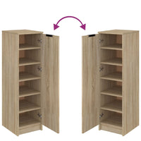 Scarpiera scarpiera mobile portaoggetti ingresso corridoio soggiorno Sonoma 30 x 35 x 100 cm multistrato marrone 02_0021689