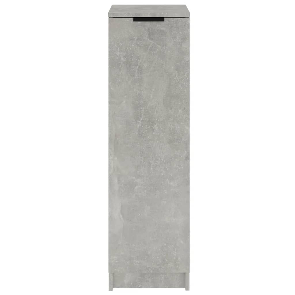 Scarpiera scarpiera mobile portaoggetti ingresso corridoio soggiorno 30 x 35 x 100 cm multistrato grigio 02_0021804