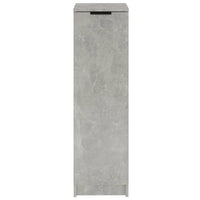 Scarpiera scarpiera mobile portaoggetti ingresso corridoio soggiorno 30 x 35 x 100 cm multistrato grigio 02_0021804