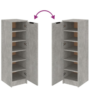 Scarpiera scarpiera mobile portaoggetti ingresso corridoio soggiorno 30 x 35 x 100 cm multistrato grigio 02_0021804