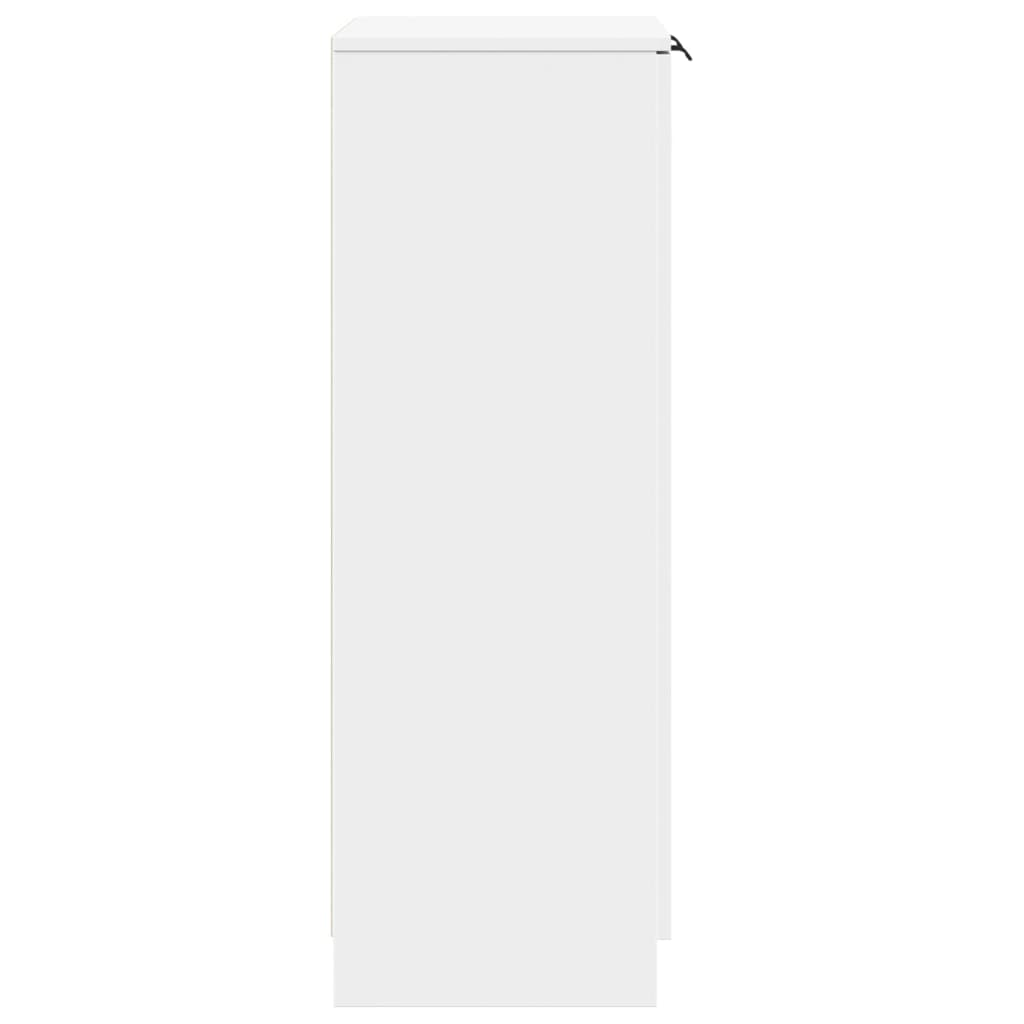 Scarpiera Bianca 59x35x100 cm in Legno Multistrato cod mxl 48630