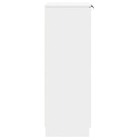 Scarpiera Bianca 59x35x100 cm in Legno Multistrato cod mxl 48630