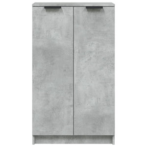 Scarpiera Grigio Cemento 59x35x100,5 cm in Legno Multistrato 811443
