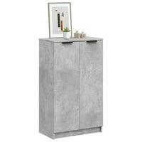 Scarpiera Grigio Cemento 59x35x100,5 cm in Legno Multistrato 811443