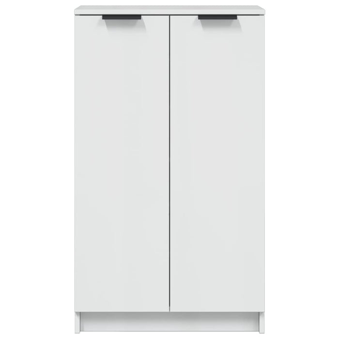 Scarpiera Bianco Lucido 59x35x100,5 cm in Legno Multistrato 811445