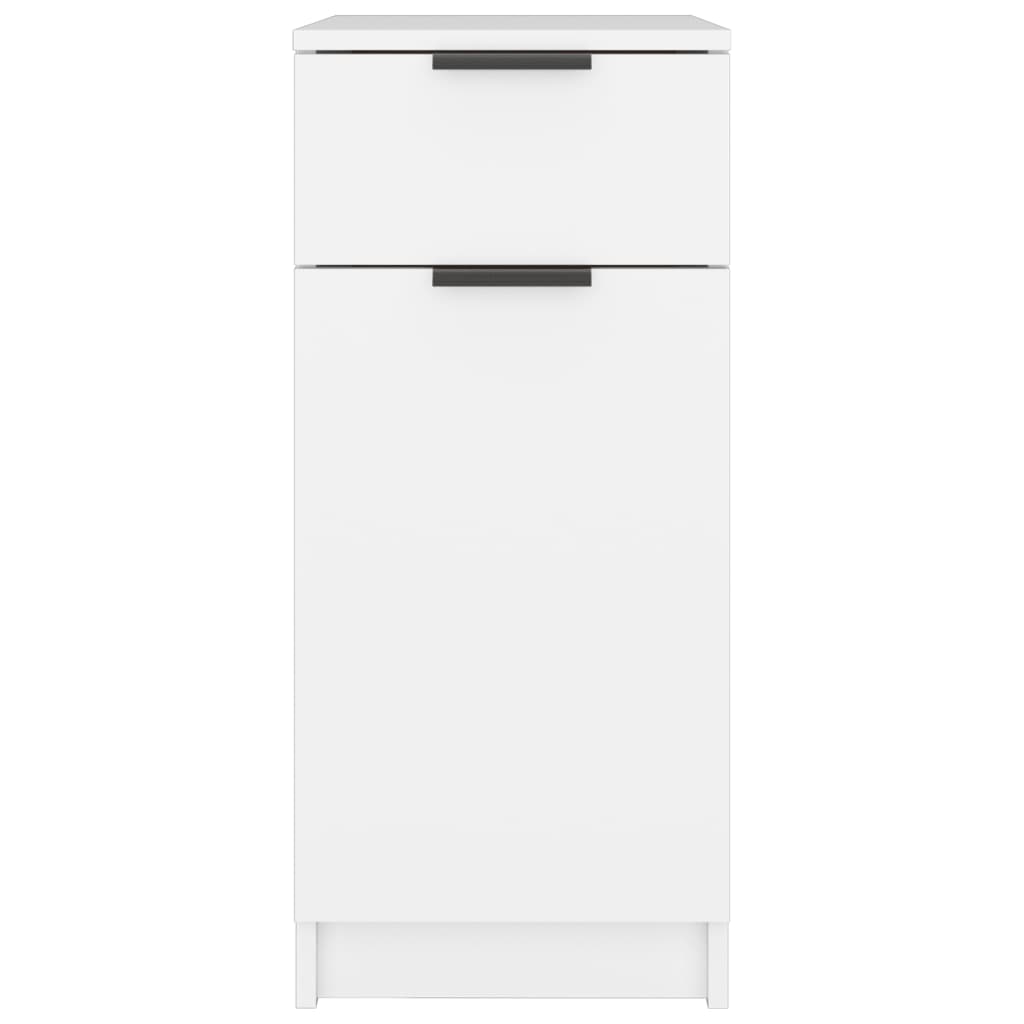 Armadietto da Scrivania Bianco 33,5x50x75 cm Legno Multistrato cod mxl 43475