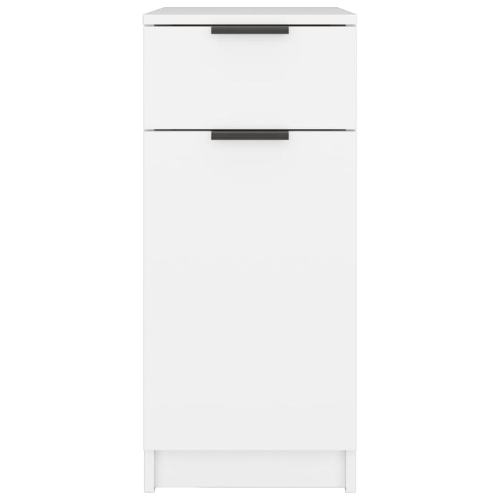 Armadietto da Scrivania Bianco 33,5x50x75 cm Legno Multistrato cod mxl 43475