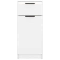 Armadietto da Scrivania Bianco 33,5x50x75 cm Legno Multistrato 811502