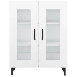 Credenza-Buffet-Armadio da cucina Bianca 69,5x34x90 cm in Legno Multistrato 928214