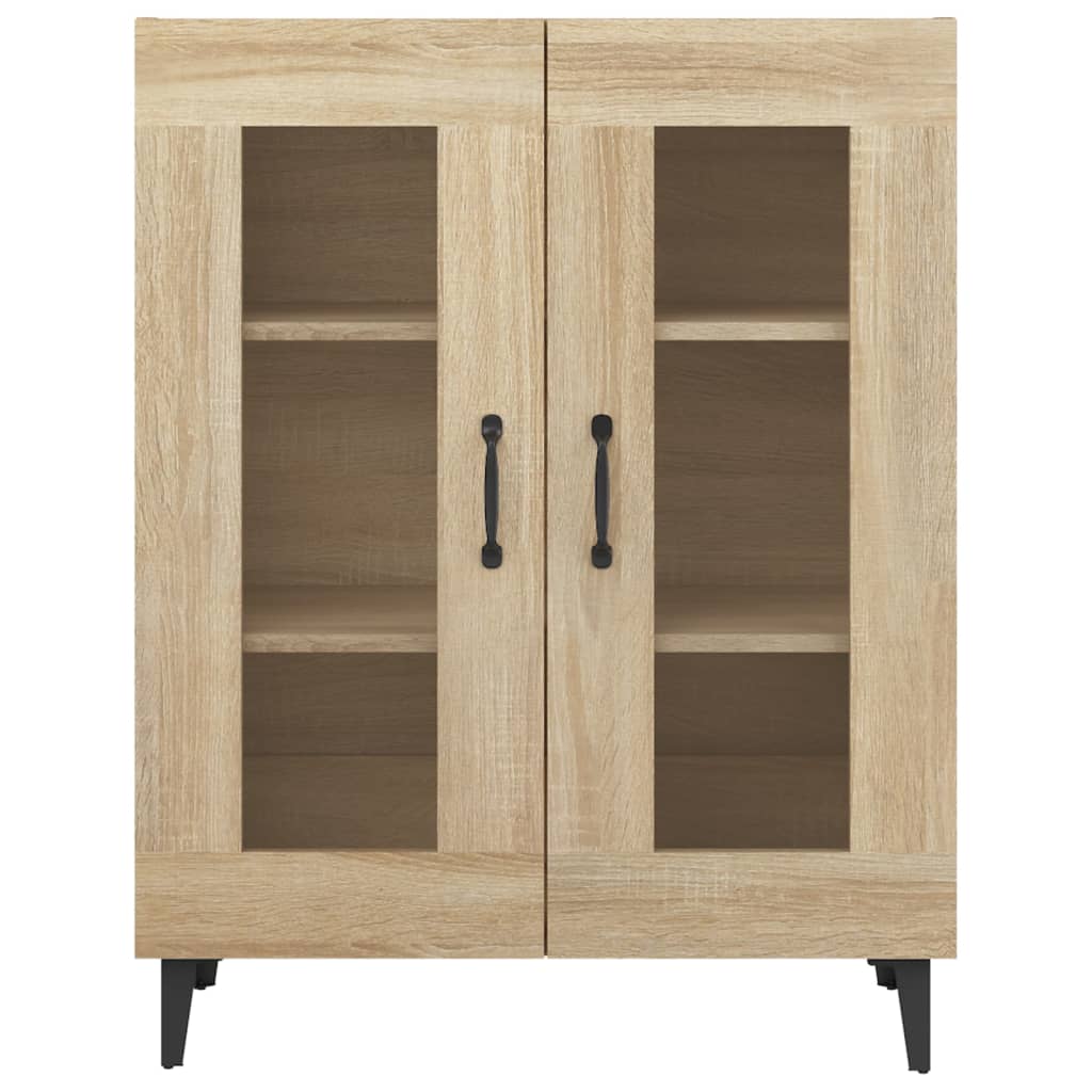 Credenza Rovere Sonoma 69,5x34x90 cm in Legno Multistrato 812126