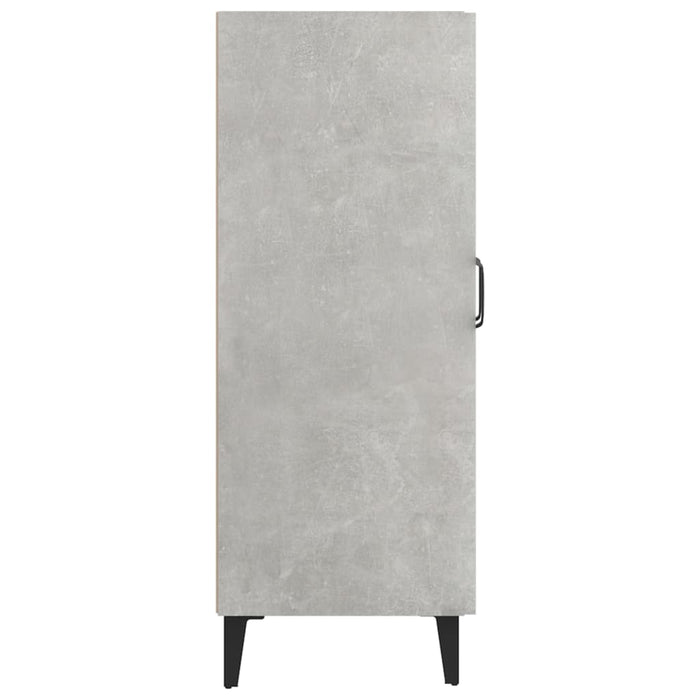Credenza-Buffet-Armadio da cucina Grigio Cemento 69,5x34x90 cm in Legno Multistrato 513392