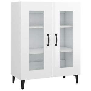 Credenza 69,5x34x90 cm in Legno Multistrato Bianco Lucido cod mxl 65697