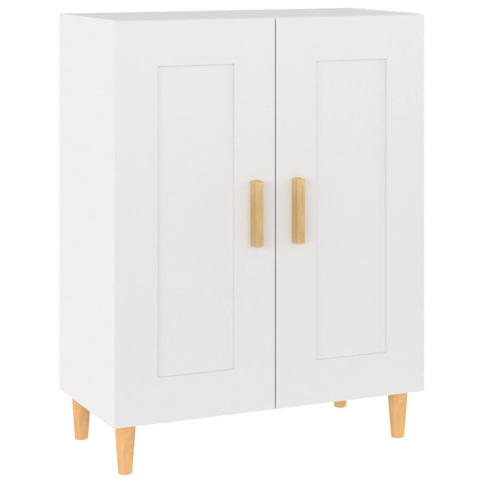 Credenza Bianca 69,5x34x90 cm in Legno Multistrato 812132