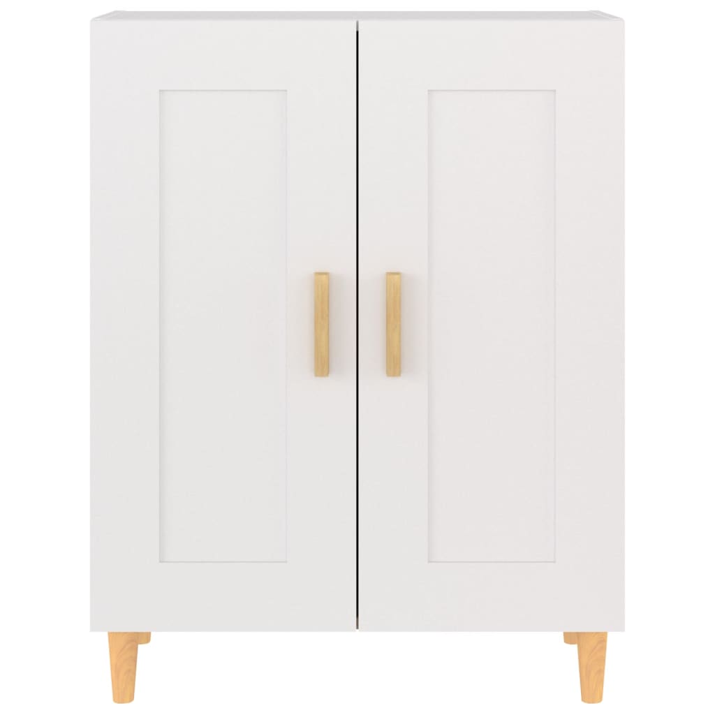 Credenza Bianca 69,5x34x90 cm in Legno Multistrato 812132
