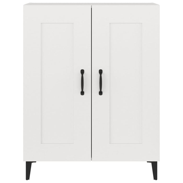 Credenza-Buffet-Armadio da cucina Bianca 69,5x34x90 cm in Legno Multistrato 175774