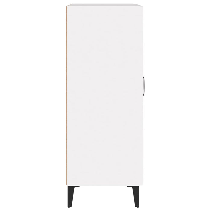 Credenza-Buffet-Armadio da cucina Bianca 69,5x34x90 cm in Legno Multistrato 175774