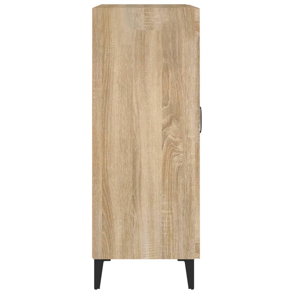 Credenza-Buffet-Armadio da cucina Rovere Sonoma 69,5x34x90 cm in Legno Multistrato 138336