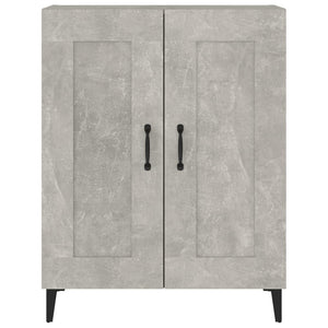 Credenza Grigio Cemento 69,5x34x90 cm in Legno Multistrato 812145