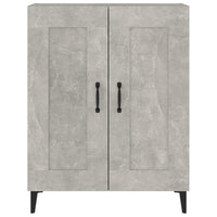 Credenza-Buffet-Armadio da cucina Grigio Cemento 69,5x34x90 cm in Legno Multistrato 899370