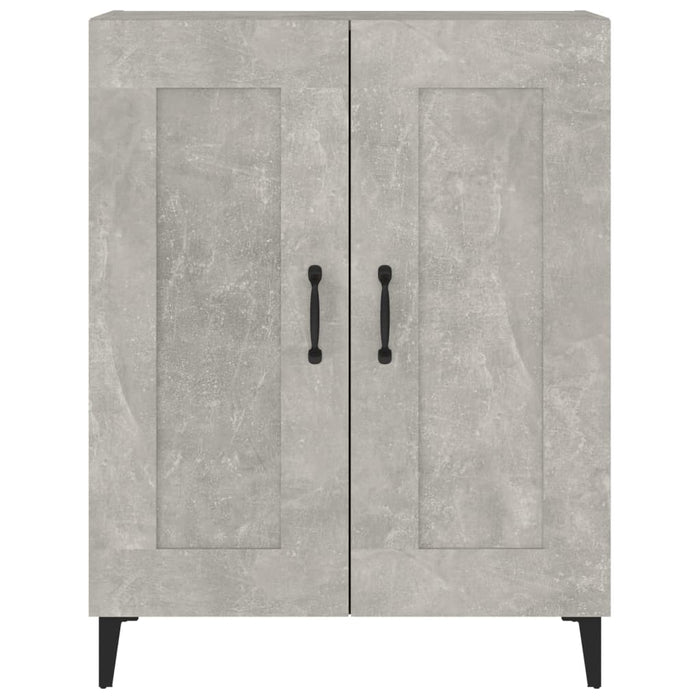 Credenza-Buffet-Armadio da cucina Grigio Cemento 69,5x34x90 cm in Legno Multistrato 899370