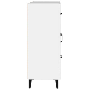 Credenza-Buffet-Armadio da cucina Bianca 69,5x34x90 cm in Legno Multistrato 494436