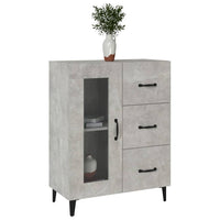 Credenza Grigio Cemento 69,5x34x90 cm in Legno Multistrato cod mxl 20192