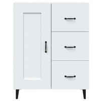 Credenza Bianca 69,5x34x90 cm in Legno Multistrato cod mxl 48171