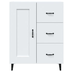 Credenza Bianca 69,5x34x90 cm in Legno Multistrato cod mxl 48171