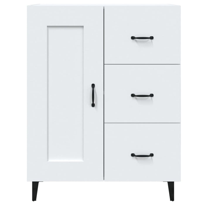 Credenza Bianca 69,5x34x90 cm in Legno Multistrato cod mxl 48171