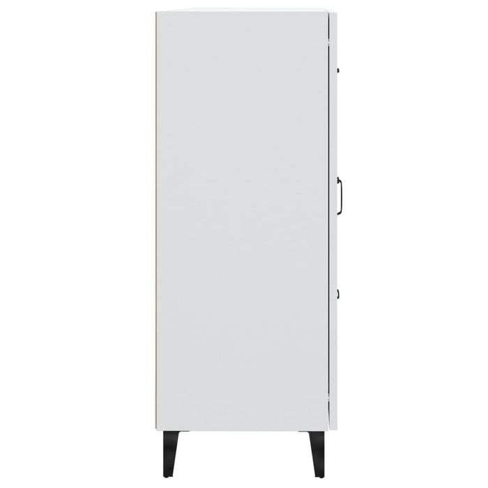 Credenza Bianca 69,5x34x90 cm in Legno Multistrato 812231