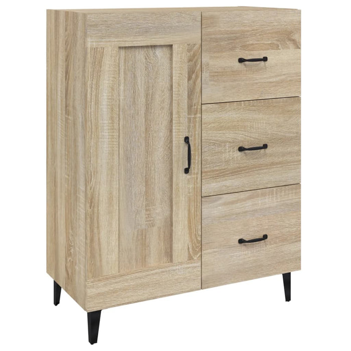 Credenza Rovere Sonoma 69,5x34x90 cm in Legno Multistrato 812234