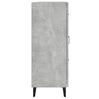 Credenza Grigio Cemento 69,5x34x90 cm in Legno Multistrato 812235