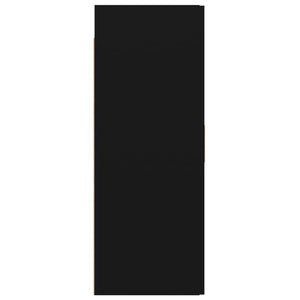 Armadietto Pensile a Parete Nero 69,5x34x90 cm 812259