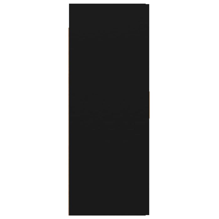 Armadietto Pensile a Parete Nero 69,5x34x90 cm 812259