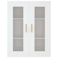 Armadietto Pensile a Parete Bianco 69,5x34x90 cm 812276