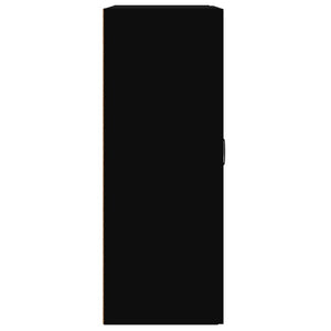 Armadietto Pensile a Parete Nero 69,5x32,5x90 cm cod mxl 5702