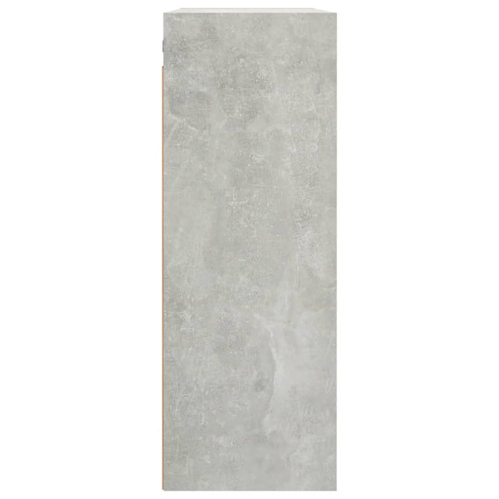 Armadietto Pensile a Parete Grigio Cemento 69,5x32,5x90 cm 812316