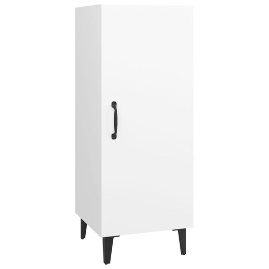 Credenza-Buffet-Armadio da cucina Bianca 34,5x34x90 cm in Legno Multistrato 461656