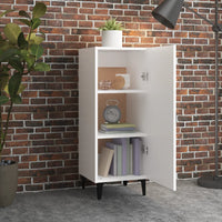 Credenza-Buffet-Armadio da cucina Bianca 34,5x34x90 cm in Legno Multistrato 461656