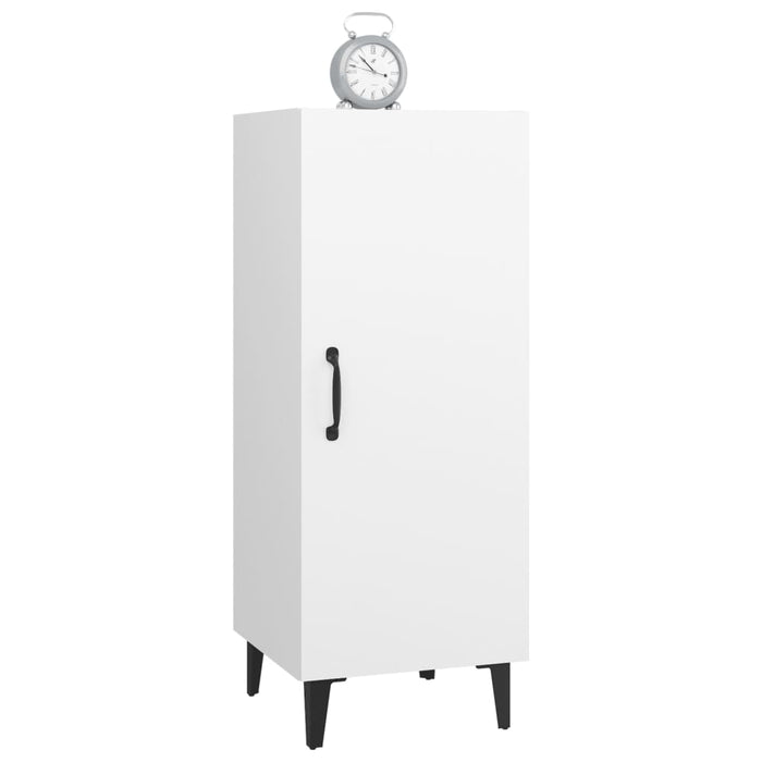 Credenza Bianca 34,5x34x90 cm in Legno Multistrato 812330