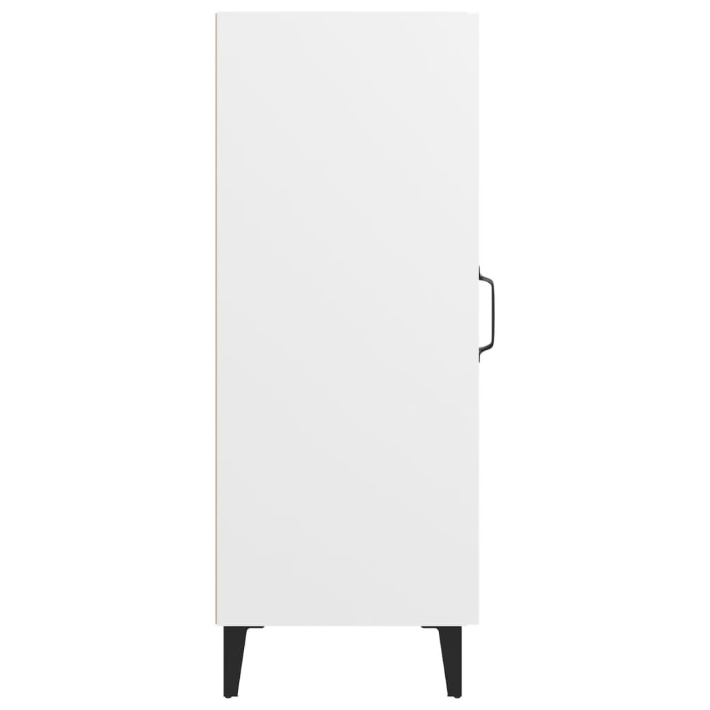 Credenza buffet cassettiera mobile contenitore organizer cucina soggiorno soggiorno 34,5 x 34 x 90 cm derivati ​​del legno bianco 02_0030275