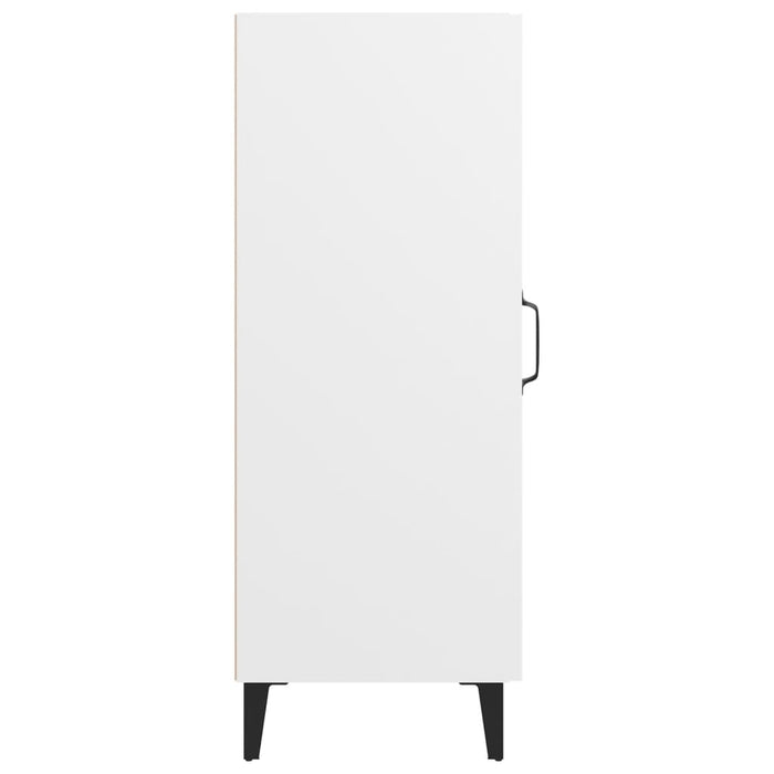 Credenza Bianca 34,5x34x90 cm in Legno Multistrato 812330