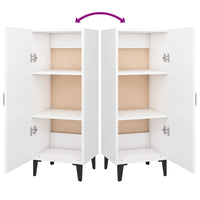 Credenza buffet cassettiera mobile contenitore organizer cucina soggiorno soggiorno 34,5 x 34 x 90 cm derivati ​​del legno bianco 02_0030275