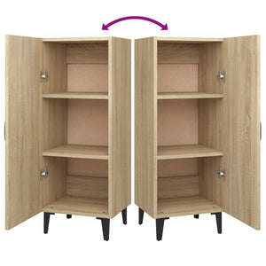 Credenza-Buffet-Armadio da cucina Rovere Sonoma 34,5x34x90 cm in Legno Multistrato 454753