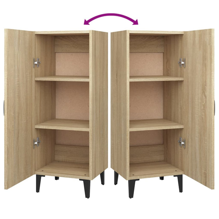 Credenza Rovere Sonoma 34,5x34x90 cm in Legno Multistrato 812333
