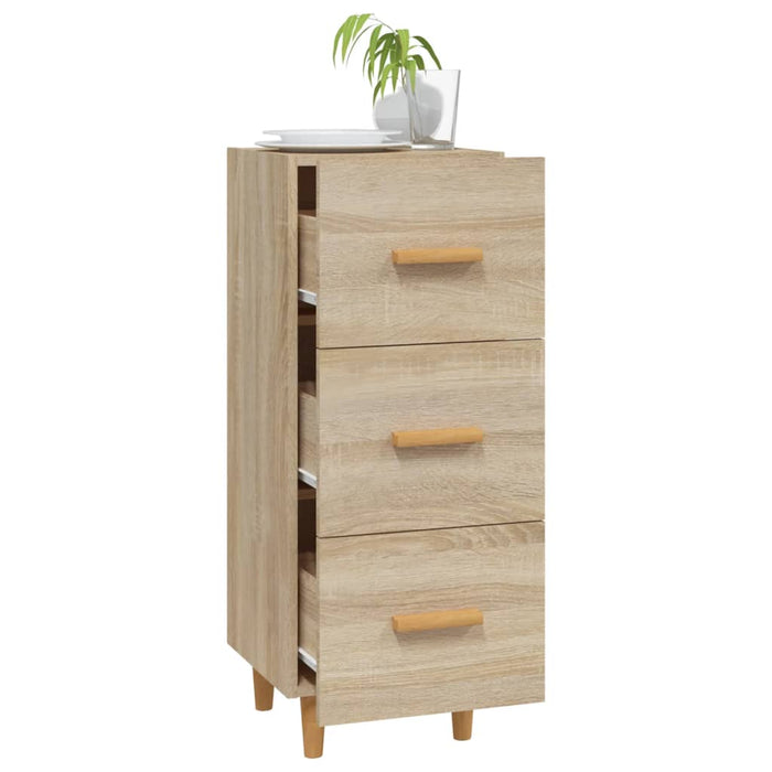 Credenza Rovere Sonoma 34,5x34x90 cm in Legno Multistrato 812342