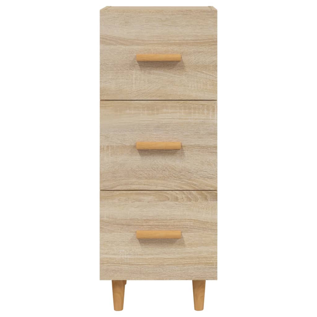 Credenza Rovere Sonoma 34,5x34x90 cm in Legno Multistrato 812342