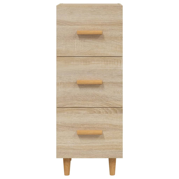 Credenza-Buffet-Armadio da cucina Rovere Sonoma 34,5x34x90 cm in Legno Multistrato 471831