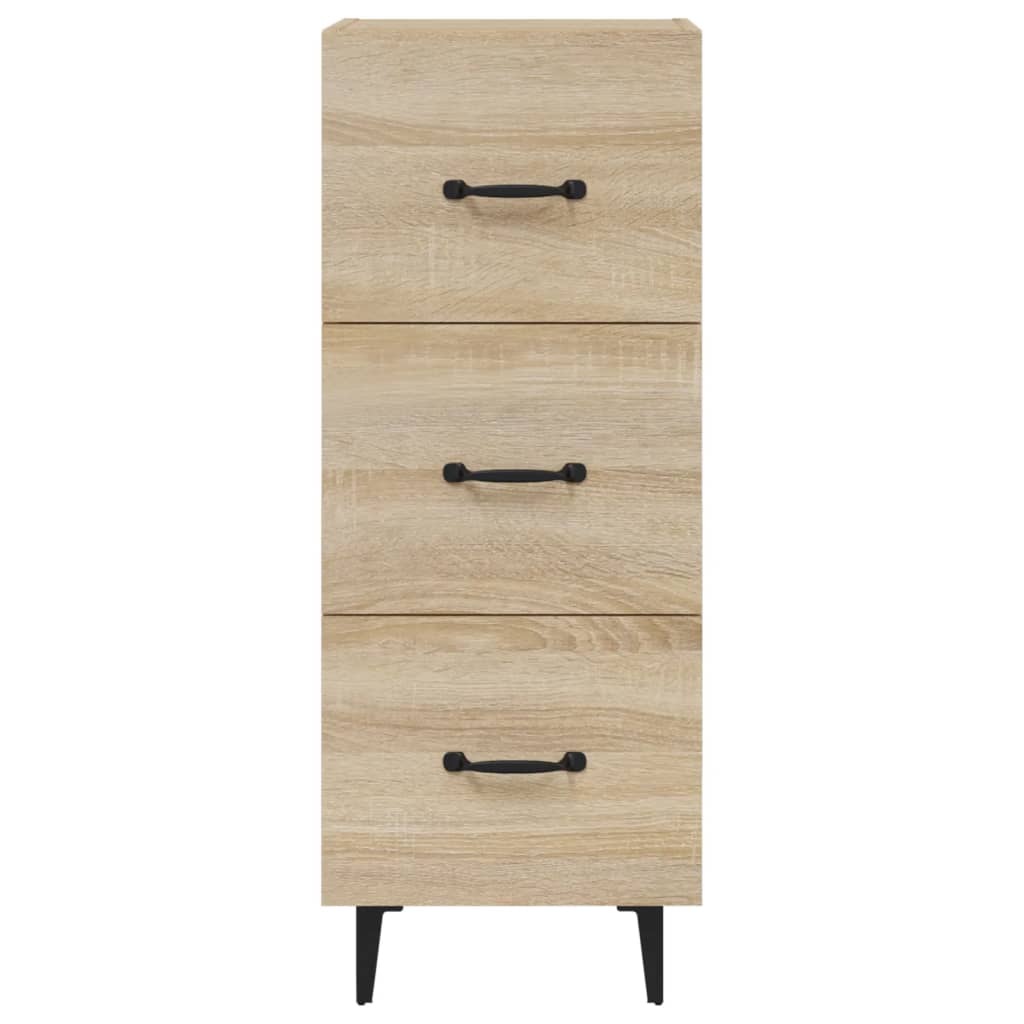 Credenza Rovere Sonoma 34,5x34x90 cm in Legno Multistrato 812351