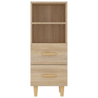 Credenza Rovere Sonoma 34,5x34x90 cm in Legno Multistrato 812360
